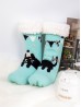 Indoor  Anti-Slippery Slipper Socks W/ Party Cat Design